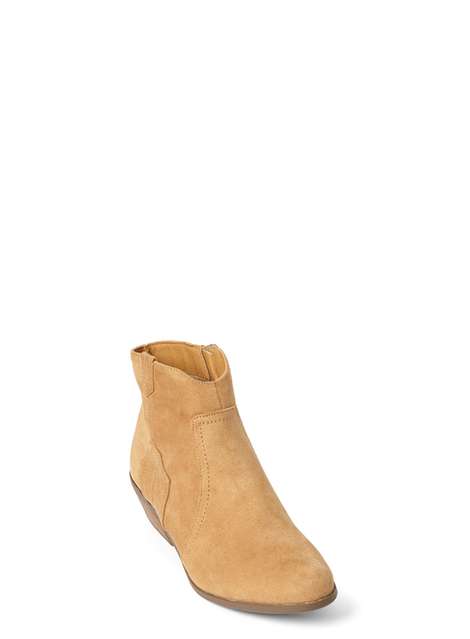 Tan 'Madds' Widefit Ankle Boots